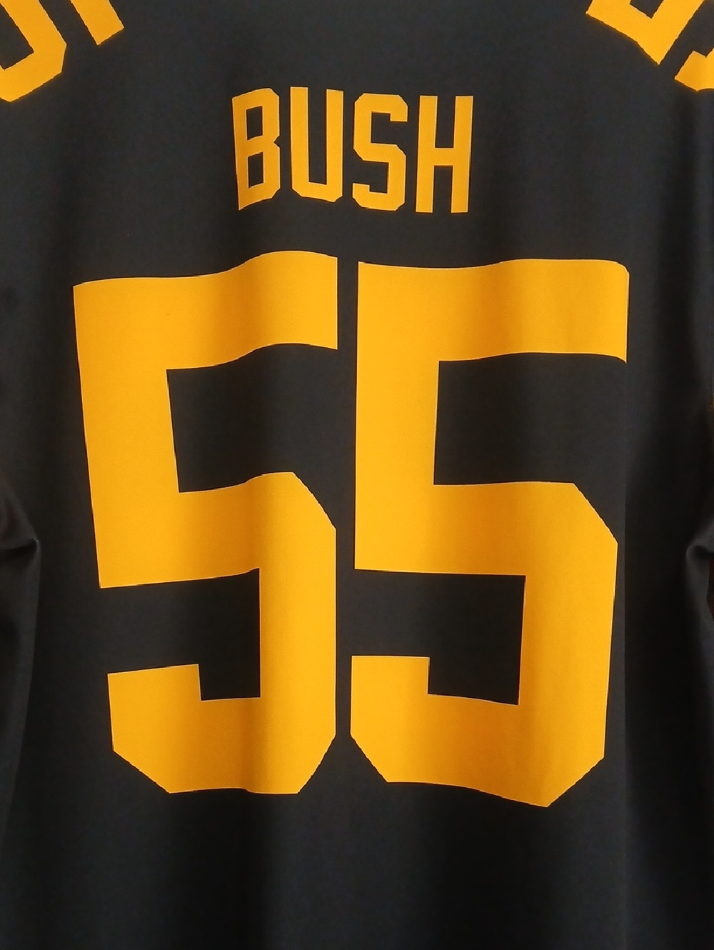 Pittsburgh Steelers Nike NFL Color Rush Dri Fit Shirt-Devin Bell Jr #55-Mens XL - Picture 7 of 9